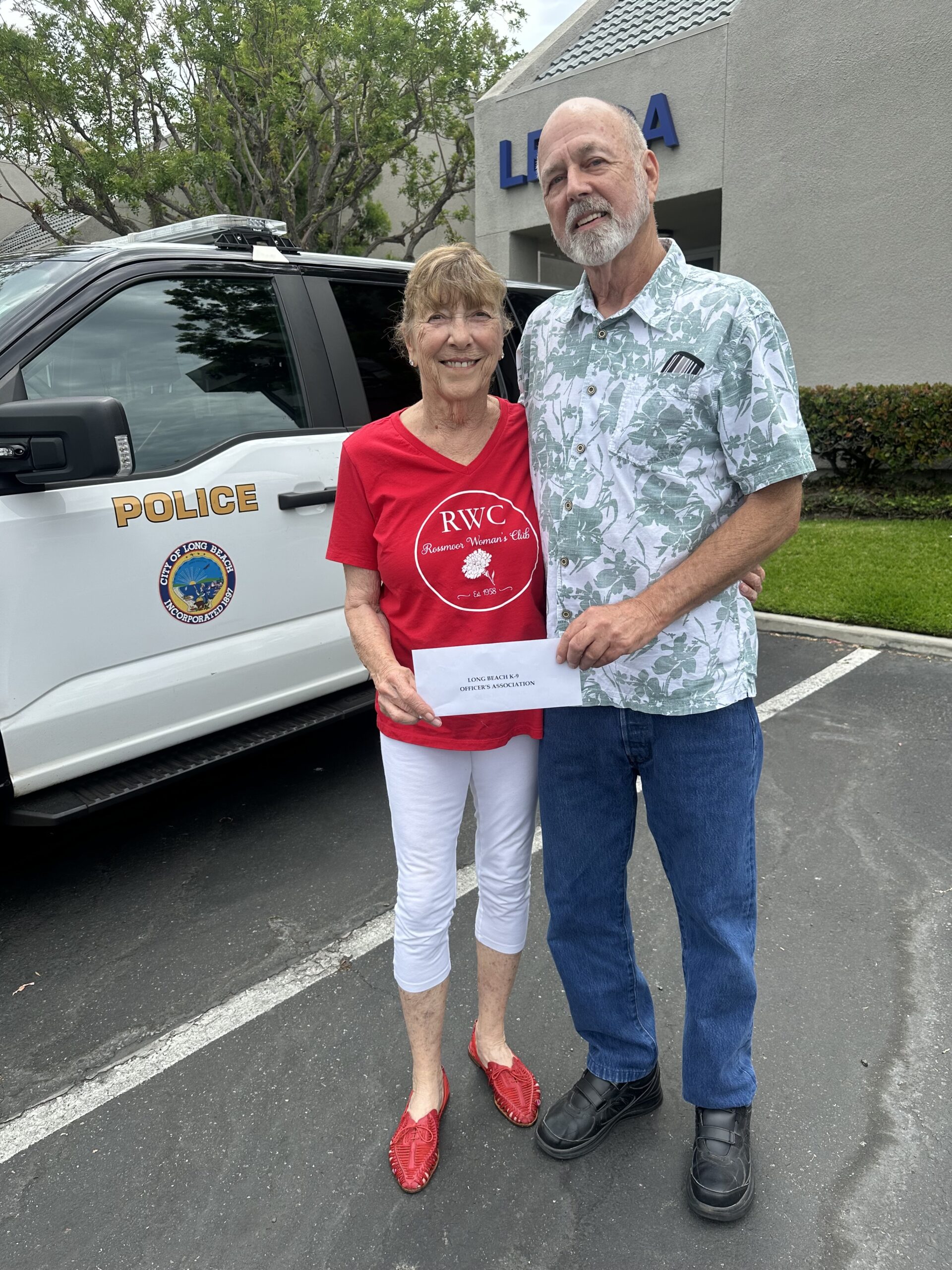 Rossmoor Woman’s Club donates to Long Beach K-9s
